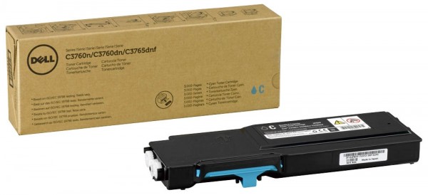 Dell 593-11114 Toner cyan für C3760N C3760DN C3765DNF