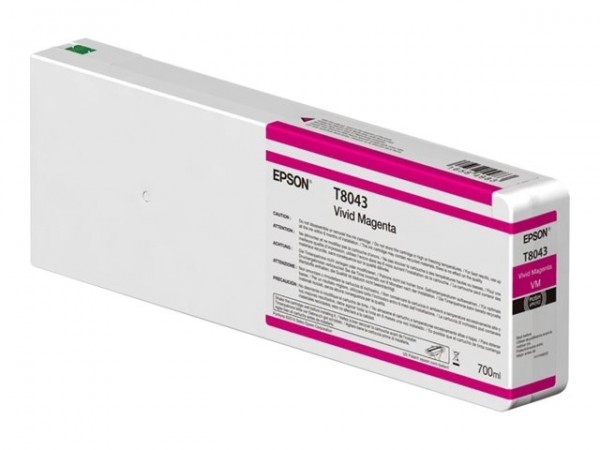 Epson T8043 Tintenpatrone Vivid Magenta für SureColor SC-P6000 SC-P7000 SC-P8000 SC-P9000