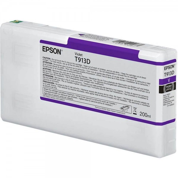 Epson Tintenpatrone T913D Violet 200 ml für SureColor SC-P5000