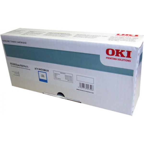 OKI 44318619 Toner Cyan für 11.500 Seiten OKI ES7411 OKI ES7411DN OKI ES7411WT