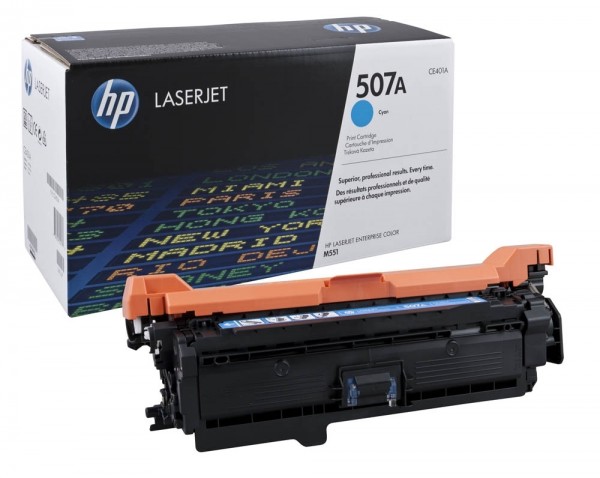 HP 507A Toner CE401A Cyan HP LaserJet Pro 500 M551 M575 M570 CE401A