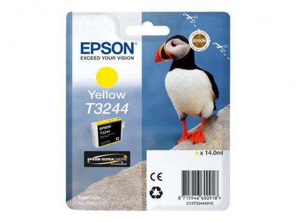 Epson Tintenpatrone T3244 Yellow für SureColor P400 SC-P400