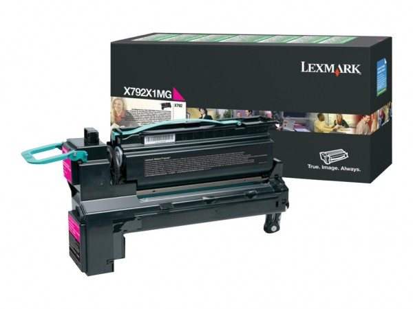 Lexmark X792 Toner Magenta X792X1MG X792de X792Dtpe 20.000 Seiten