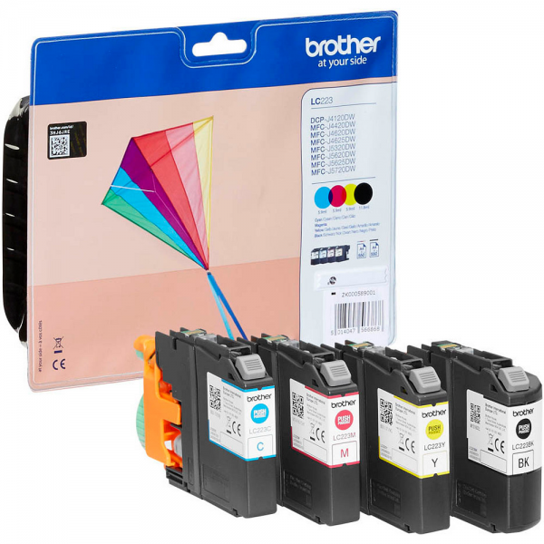 Brother LC223VALBP Multipack Tinte Original MFC-J4620DW J4625DW J5620DW MFC-J5720DW