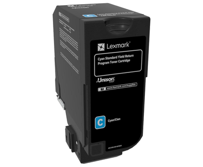 Lexmark 74C2SC0 PB Toner Cyan 7K Lexmark CS720de Lexmark CS725de Lexmark CX725de