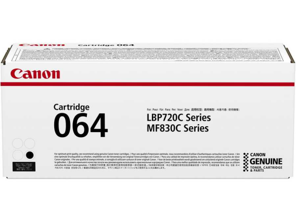 Canon Toner 064 schwarz 4937C001 Canon i-Sensys LBP722Cdw MF832cdw MF842cdw