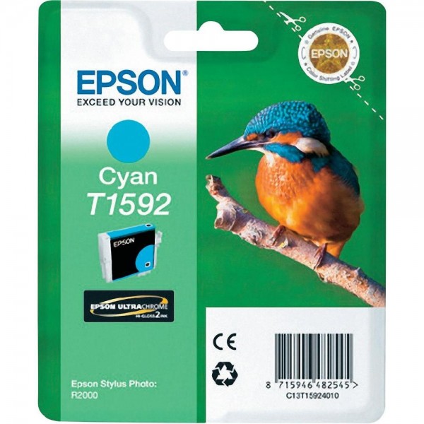 Epson Tintenpatrone T1592 Cyan für Stylus Photo R2000