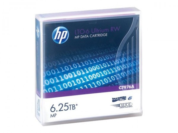 HP LTO Ultrium 6 Data Cartridge 6.25TB