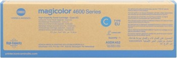 Konica Minolta Toner A0DK452 HC Cyan MC4600 MC4650 MC4690 MC4695