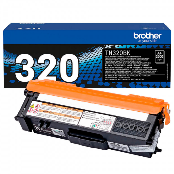 Brother Toner black TN-320BK für DCP-9270 DCP-9055 HL-4140 HL-4150 MFC-9460