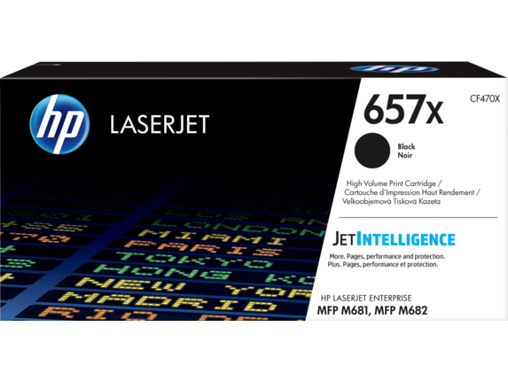 HP 657X Toner Black CF470X HP LaserJet Enterprise MFP M681 M682