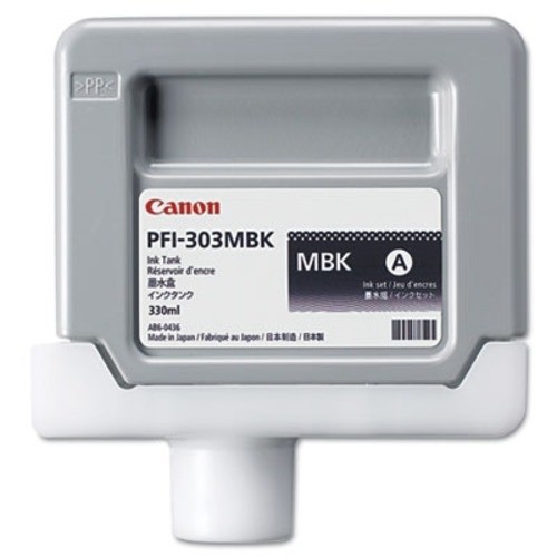 Canon PFI-303MBK Tinte Matte Black 330ml imagePROGRAF iPF810 iPF815 iPF820 iPF825 2957B001 M40