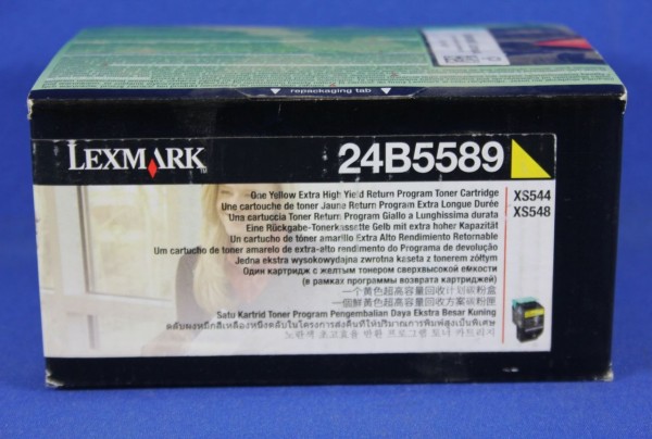 Lexmark 24B5589 Toner Yellow für XS544 XS548