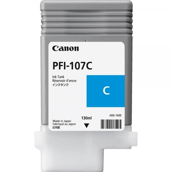 Canon Tinte PFI-107C Cyan IPF-670 iPF-685 iPF-780 iPF-785 6706B001