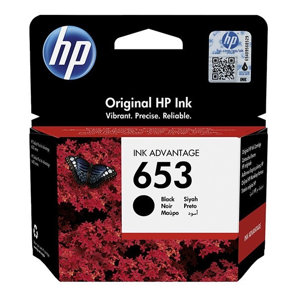 HP Tintenpatrone 653 schwarz 3YM75AE für Deskjet Plus Ink Advantage 6075 6475