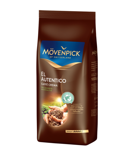 MÖVENPICK El Autentico Kaffee ganze Bohnen 1000g