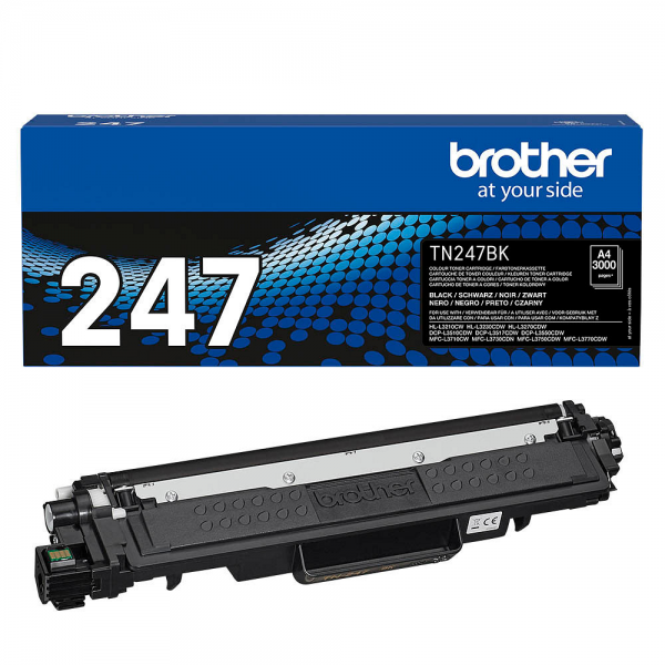 Brother TN-247BK Toner Black DCP-L3510 L3550 HL–L3230CDW MFC-L3750CDW L3770CDW