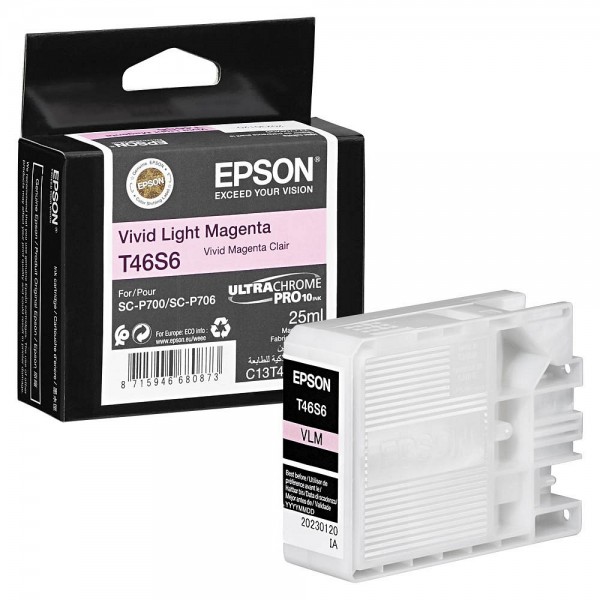 Epson T46S Tinte light magenta für SureColor SC-P700 SC-P706 C13T46S600