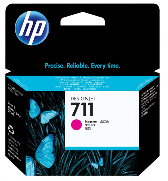 HP 711 Tinte Magenta CZ131A DesignJet T120 ePrinter T520