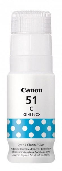 Canon GI-51C Tintenpatrone cyan 4546C001 Canon PIXMA G1520 G2520 G2560 G3520 G3560 Nachfülltinte