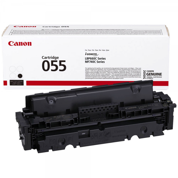 Canon 055BK Toner Black Canon LBP664Cdw MF745Cdw MF742Cdw MF744Cdw MF746Cx 3016C002