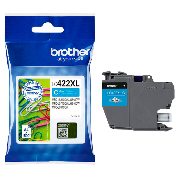 Brother LC-422C XL Tintenpatrone Cyan Brother MFC-J5340DW MFC-J5740DW MFC-J6540DW MFC-J6940DW