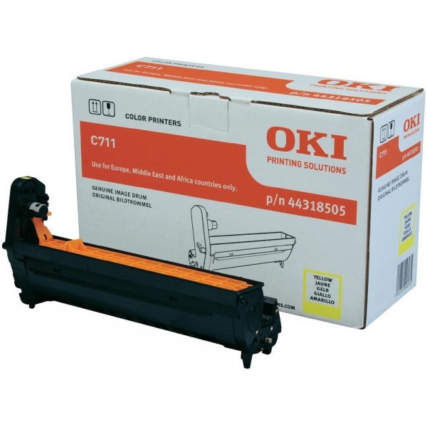 OKI 44318505 Bildtrommeleinheit Yellow für OKI C711DN OKI C711N Serie