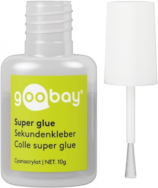 goobay Sekundenkleber 10g mit praktischer Dosierkappe