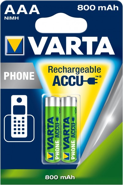 Varta PhonePower T 398 Batterie AAA-Typ NiMH Rechargeable DECT Phone Akku