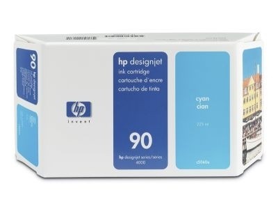 HP 90 Tinte Cyan 225ml für DesignJet 4000 4500 4020 4520