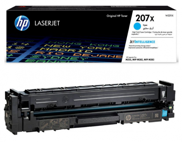 HP 207X Toner cyan W2211X für Color LaserJet Pro MFP M282nw M283fdn M283fdw
