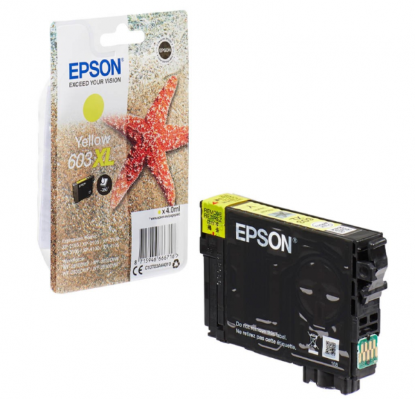 Epson Tintenpatronen 603XL Yellow T03A44010 für Expression Home XP-3100 XP-4100