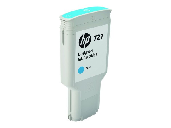 HP 727 Tinte Cyan 300ml für DesignJet T920 T930 T1500 T1530 T2500 F9J76A