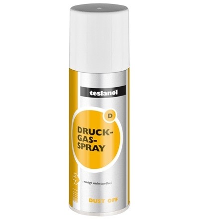 Teslanol Druckgasspray 400 ml zum Druckluft Reinigen und Entstauben 26003