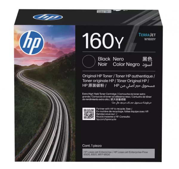 HP 160Y Toner Black W1600Y Original HP LaserJet Enterprise 6500 6501 MFP 6600