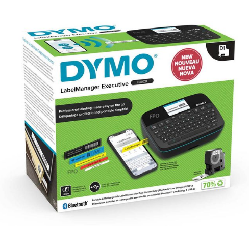 Dymo Labelmanager 640 CB Beschriftungsgerät schwarz 2202104