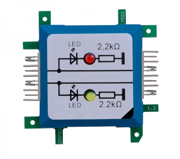 Allnet Brick’R’knowledge LED dual auf Masse rot & gelb Signal durchverbunden