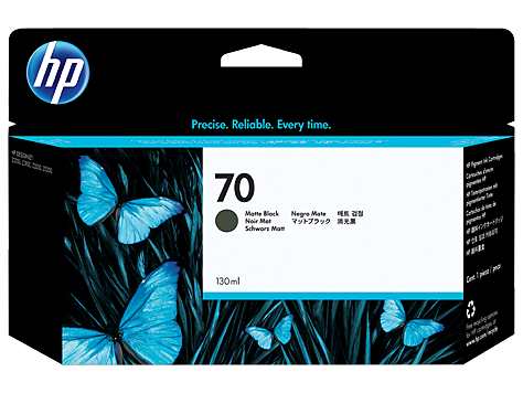 HP 70 Tinte Matte Black HP DesignJet Z2100 Z3100 Z5200 HP Vivera Tinte C9448A