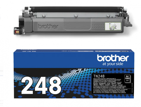 Brother TN-248BK Toner Schwarz für Brother DCP-L3520CDWE L3560CDW HL-L3215CW L8230CDW MFC-L3760CDW