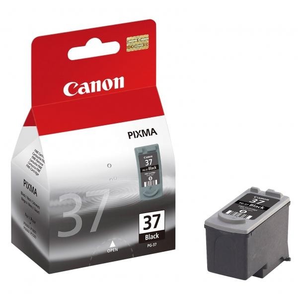 Canon Tinte Schwarz PG-37 1-pack blister mit Alarm PIXMA iP1800 iP1900 iP2200