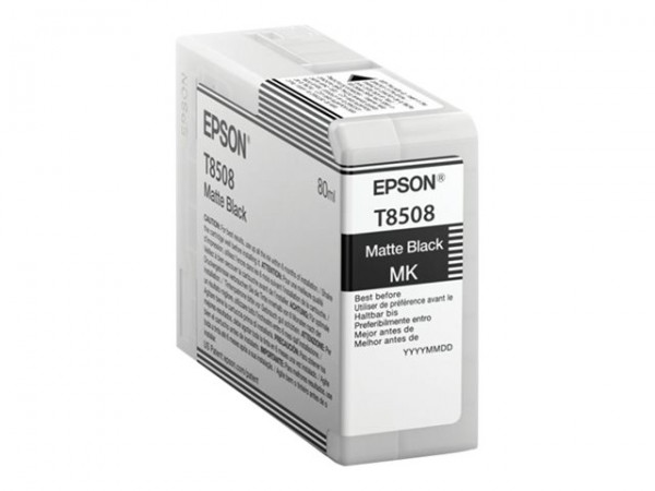Epson T8508 Tintenpatrone Matte Black für SureColor P800 SC-P800 C13T850800