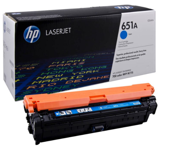 HP 651A Toner Cyan CE341A HP LaserJet Enterprise 700 color M775