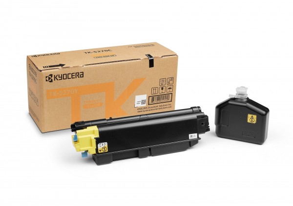 Kyocera TK-5270Y Toner gelb ECOSYS M6230cidn M6630cidn P6230cdn 1T02TVANL0