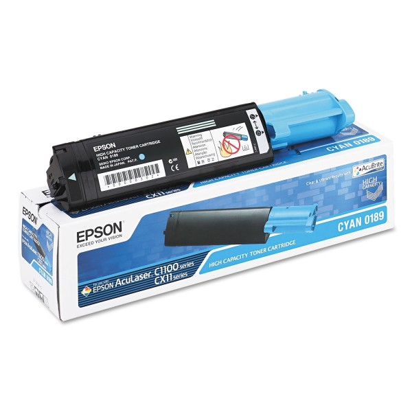 Epson AcuBrite Toner HC Cyan für Epson AcuLaser C1100 Epson CX11 C13S050189