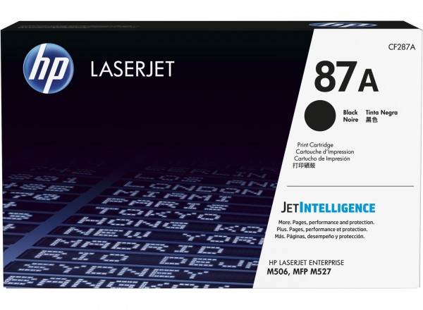 HP 87A Toner CF287A Black für LaserJet Enterpriese M506dn M506x M527 HP LaserJet Pro M501dn