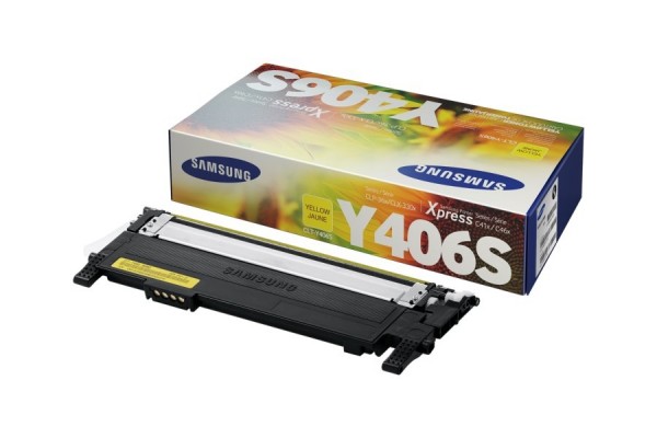 Samsung CLT-Y406S Toner Yellow CLP-360 CLP-365 CLX-3300 CLX-3305 SU462A