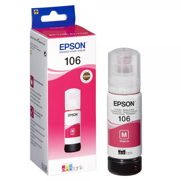 Epson 106 ECO-Tank Tinte Magenta ET-7700 ET-7750 C13T00R340