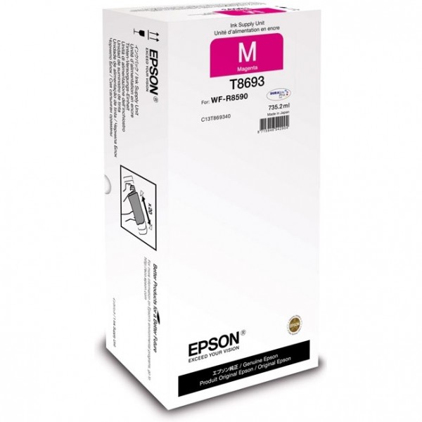 Epson T8693 Tintenpatrone Magenta XXL für WorkForce Pro R8590 C13T869340