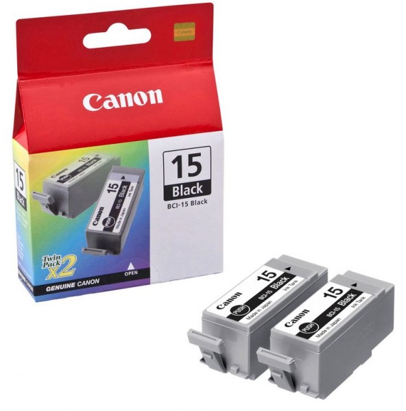 CANON BCI-15 Tintenpatrone Black 2er Pack i80