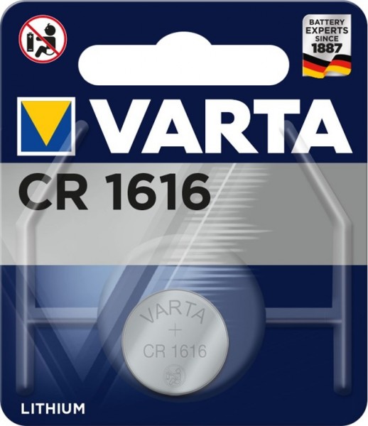 Varta CR1616 Knopfzelle Lithium 3 Volt